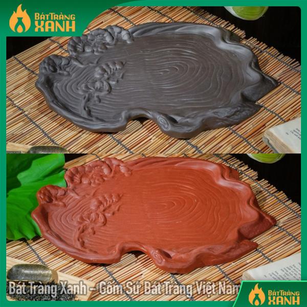Khay Trà Gốm Sứ Bát Tràng - Khay Tùng Đất Tử Sa Nghệ Nhân Đỗ Tùng Mậu Khay Trà Gốm Sứ Bát Tràng - Khay Tùng Đất Tử Sa Nghệ Nhân Đỗ Tùng Mậu