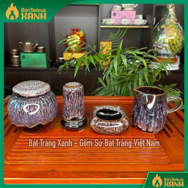 Phụ Kiện Men Cẩm Lai Tím - Nghệ Nhân Nguyễn Văn Hải Phụ Kiện Men Cẩm Lai Tím - Nghệ Nhân Nguyễn Văn Hải