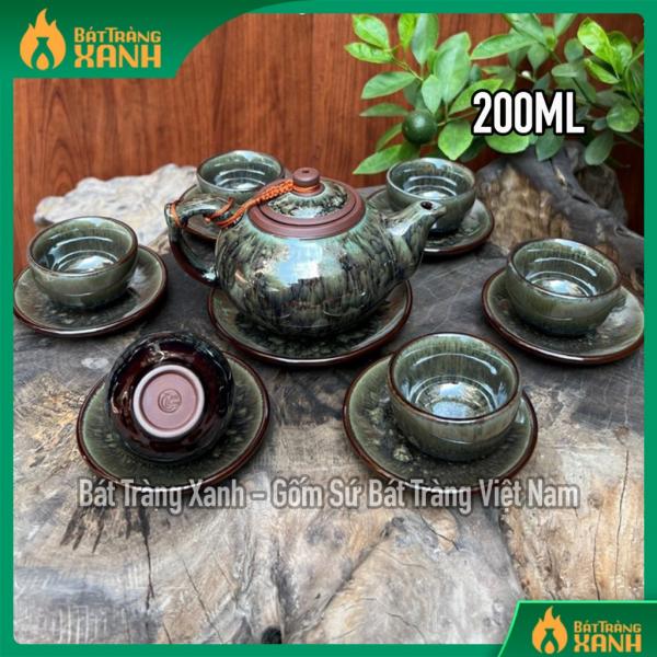 Bộ Ấm Trà Tử Sa Búp Sen Ngọc Thạch 200ml - NNƯT Vương Mạnh Tuấn Bộ Ấm Trà Tử Sa Búp Sen Ngọc Thạch 200ml - NNƯT Vương Mạnh Tuấn
