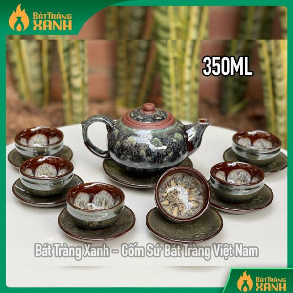 Bộ Ấm Trà Tử Sa Búp Sen Ngọc Thạch 350ml - NNƯT Vương Mạnh Tuấn Bộ Ấm Trà Tử Sa Búp Sen Ngọc Thạch 350ml - NNƯT Vương Mạnh Tuấn