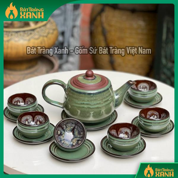 Bộ Ấm Trà Tử Sa Ngọc Lòng Hoa Vuốt - Nghệ Nhân Vương Mạnh Tuấn Bộ Ấm Trà Tử Sa Ngọc Lòng Hoa Vuốt - Nghệ Nhân Vương Mạnh Tuấn