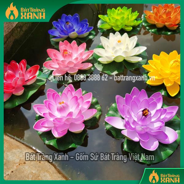 Hoa Sen Xốp Thả Bát Hoa 18cm Hoa Sen Xốp Thả Bát Hoa 18cm