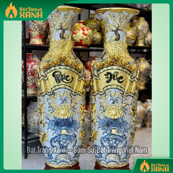 Lộc bình dát vàng Phúc Đức Lộc bình dát vàng Phúc Đức