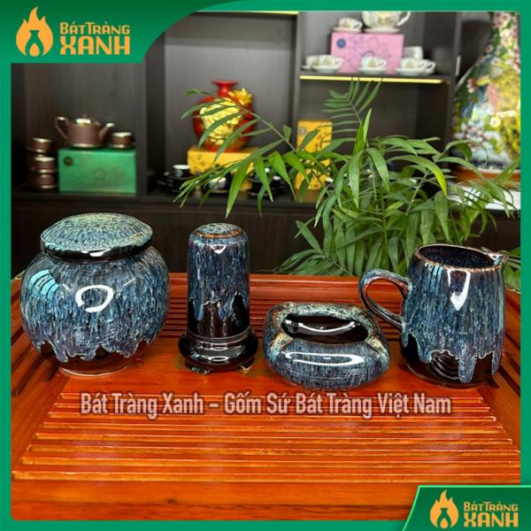 Phụ Kiện Men Cẩm Lai Xanh - Nghệ Nhân Nguyễn Văn Hải  Phụ Kiện Men Cẩm Lai Xanh - Nghệ Nhân Nguyễn Văn Hải