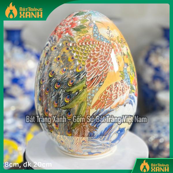 Trứng phong thủy Công Hoa Phú Quý Trứng phong thủy Công Hoa Phú Quý
