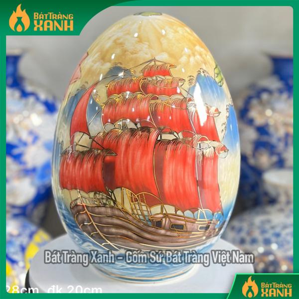 Trứng phong thủy Thuận Buồm Xuôi Gió Trứng phong thủy Thuận Buồm Xuôi Gió